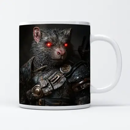 Armored Rat Warrior Dark Fantasy Portrait