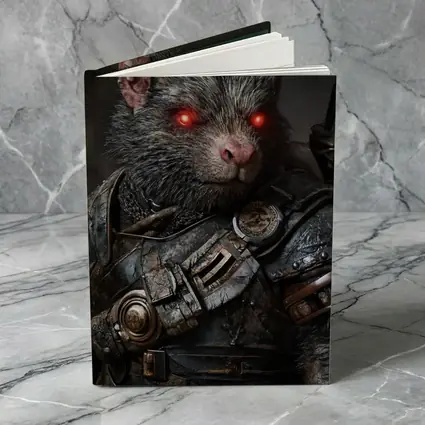 Armored Rat Warrior Dark Fantasy Portrait