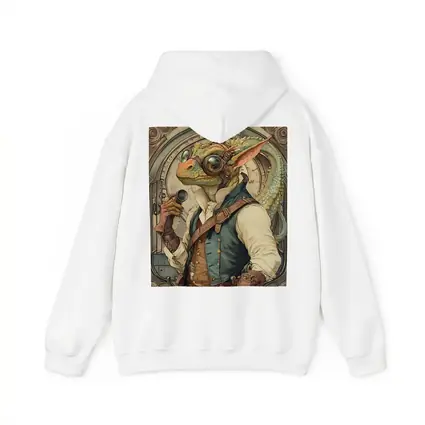 Steampunk Lizard Explorer With Goggles Art