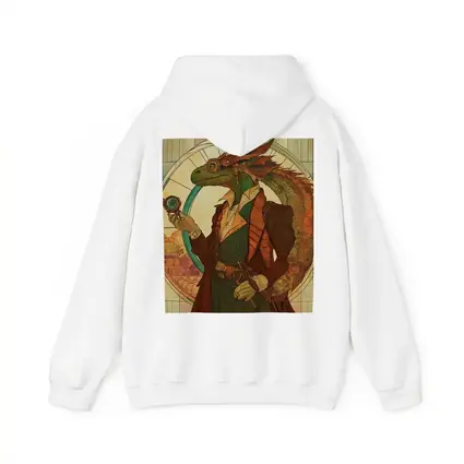 Steampunk Lizard Explorer Art Nouveau Style