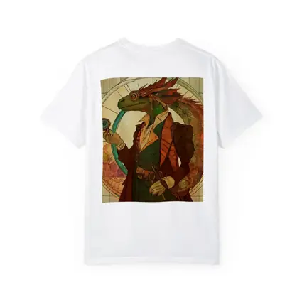 Steampunk Lizard Explorer Art Nouveau Style