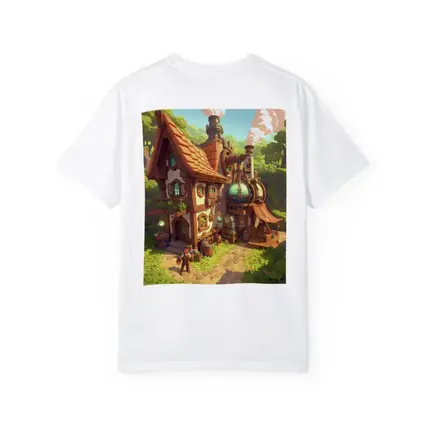 Steampunk Fantasy Cottage Forest Alchemist Shop