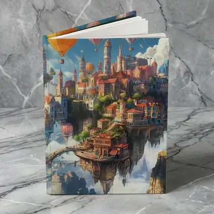 Fantasy Floating City Hot Air Balloons