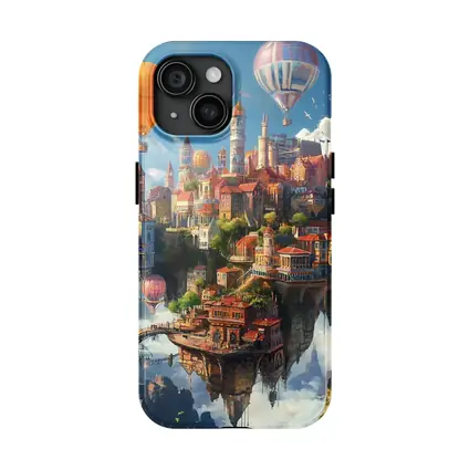 Fantasy Floating City Hot Air Balloons