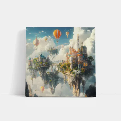 Fantasy Floating Castle Islands Hot Air Balloons