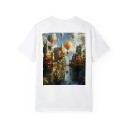 Fantasy City Hot Air Balloons Cliffside