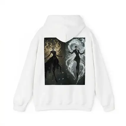 Dark Fantasy Elemental Figures Forest Background