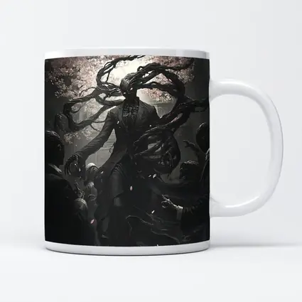 Dark Entity Cherry Blossom Gothic Fantasy Art