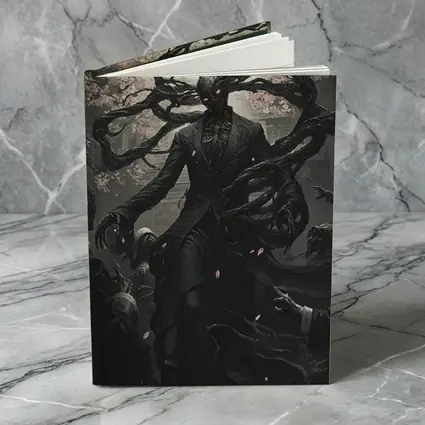 Dark Entity Cherry Blossom Gothic Fantasy Art