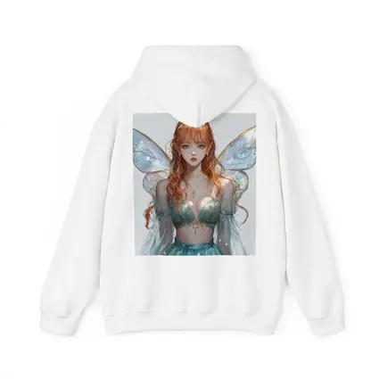 Anime Fairy Girl Iridescent Wings Fantasy Art