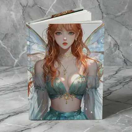 Anime Fairy Girl Iridescent Wings Fantasy Art