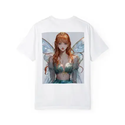 Anime Fairy Girl Iridescent Wings Fantasy Art