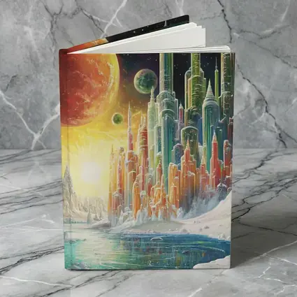 Futuristic City Alien Planet Space Art