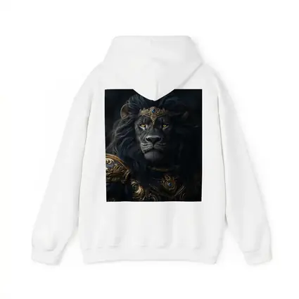 Dark Lion King Gold Armor Fantasy Portrait