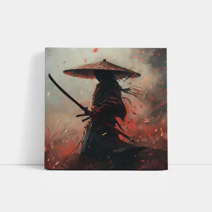 Samurai Warrior With Katana Ember Storm
