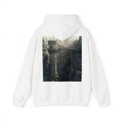 Medieval Stone Tower Bridge Rocky Canyon
