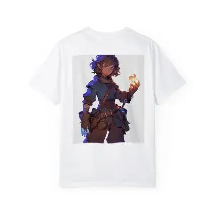 Anime Halfling Mage With Fire Magic