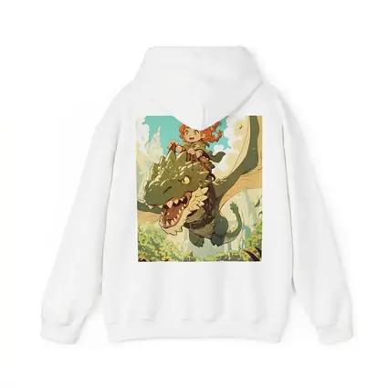Anime Girl Riding Dragon Fantasy Forest