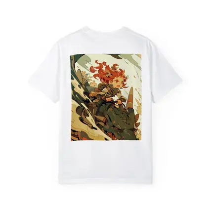 Anime Girl Riding Dragon Fantasy Art