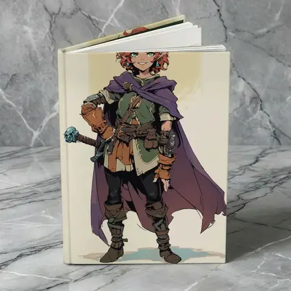 Red Haired Elf Rogue Fantasy Anime Art