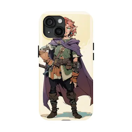 Red Haired Elf Rogue Fantasy Anime Art