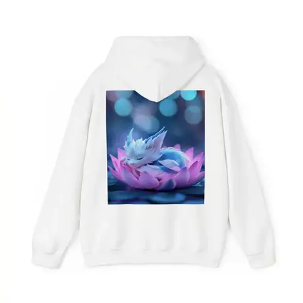 Sleeping Baby Dragon on Pink Lotus