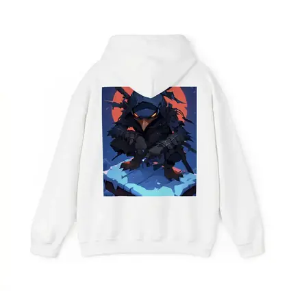 Ninja Crow Warrior Dark Anime Night Art
