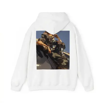 Anime Fox Warrior Sitting On Vehicle