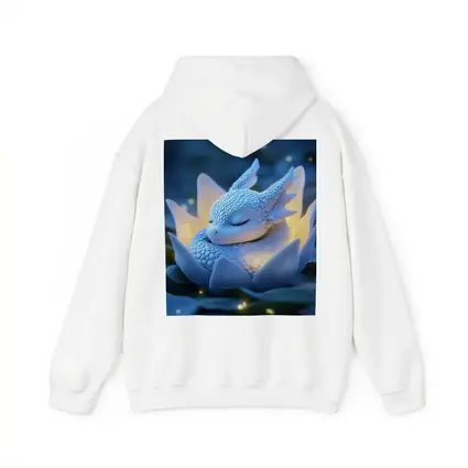 Sleeping Baby Dragon Blue Lotus Fantasy