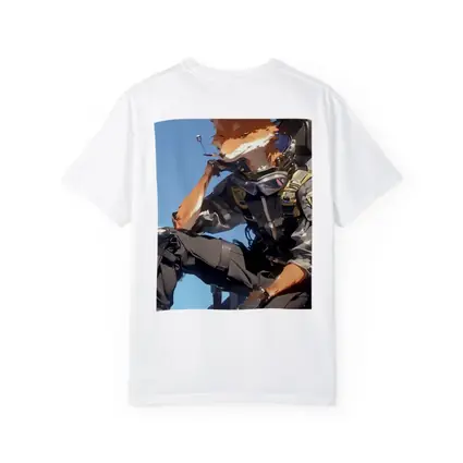 Anime Fox Warrior Tactical Gear Blue Sky