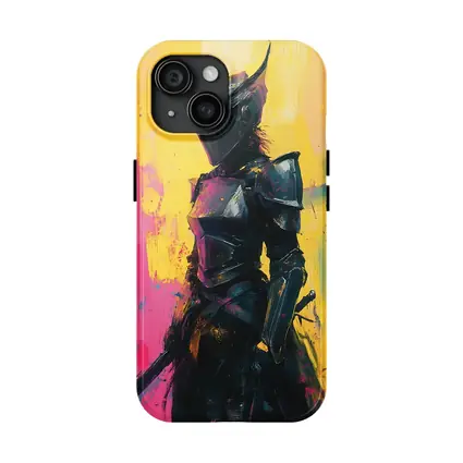 Dark Knight Armor Pop Art Paint Background
