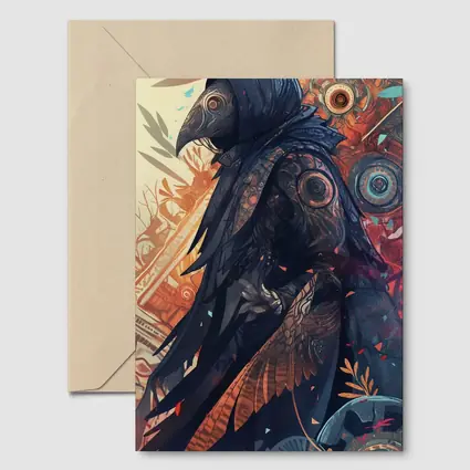 Plague Doctor Dark Fantasy Ornate Background