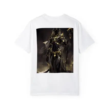Anubis God Dark Fantasy Gold Armor