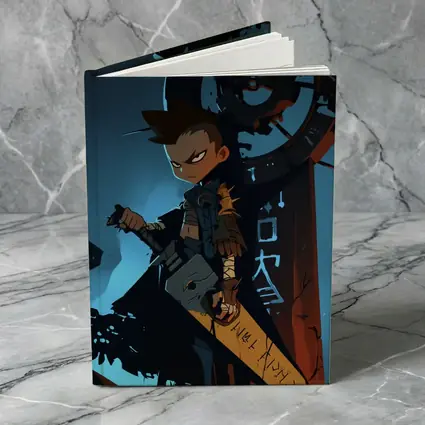 Anime Warrior Boy Dark Fantasy Art