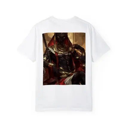 Egyptian Cat God Golden Throne Fantasy Art
