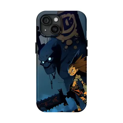 Anime Boy Dark Monster Night Scene