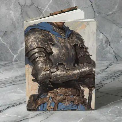Knight Warrior Blue Cape Fantasy Art