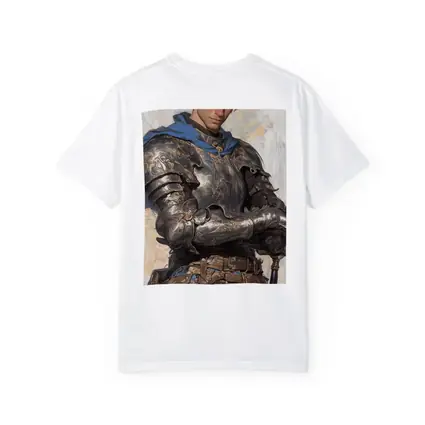 Knight Warrior Blue Cape Fantasy Art