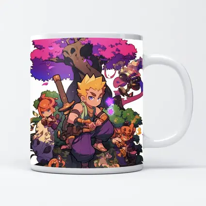 Anime Warrior Boy Fantasy Forest Adventure