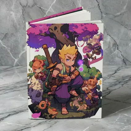 Anime Warrior Boy Fantasy Forest Adventure