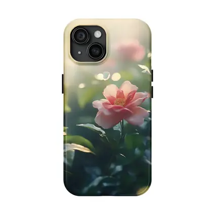 Pink Roses Blooming in Sunny Garden
