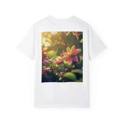 Pink Flowers Blooming In Sunny Garden