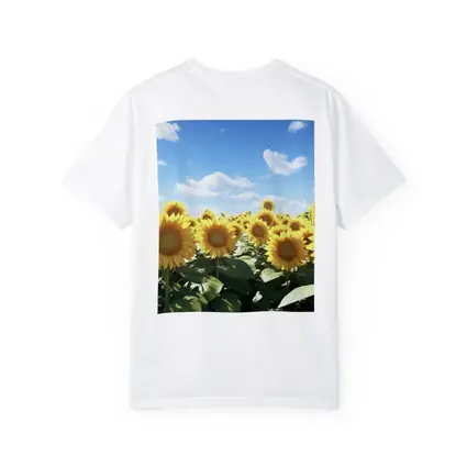 Sunflower Field Under Bright Blue Sky