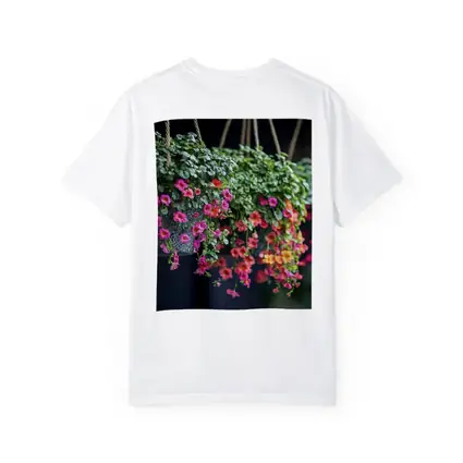 Pink Calibrachoa Flowers Hanging Basket Garden