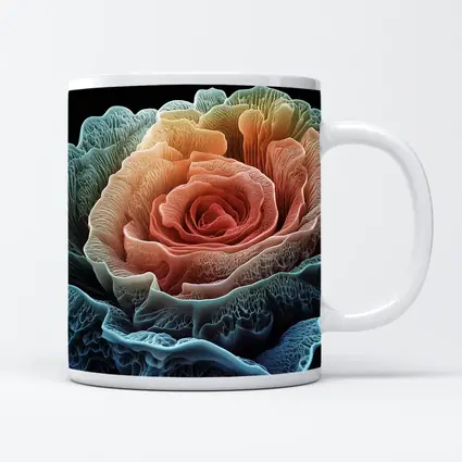Rose Macro Bloom Black Background Art