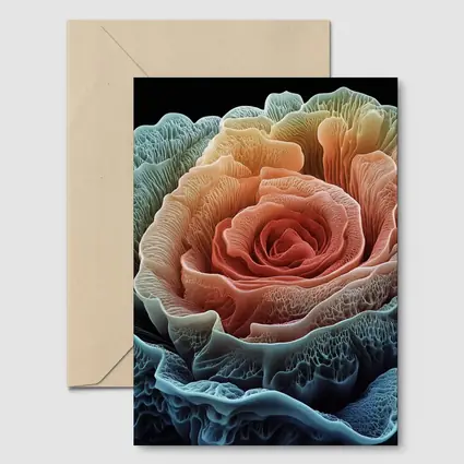 Rose Macro Bloom Black Background Art