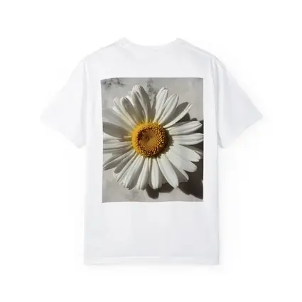 White Daisy Flower On Marble Surface