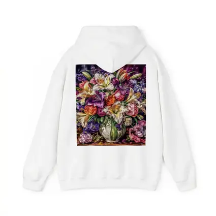 White Lilies Roses Bouquet Purple Background