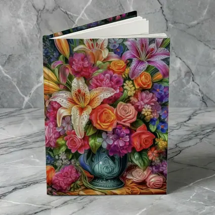 Lilies Roses Mixed Bouquet Dark Background