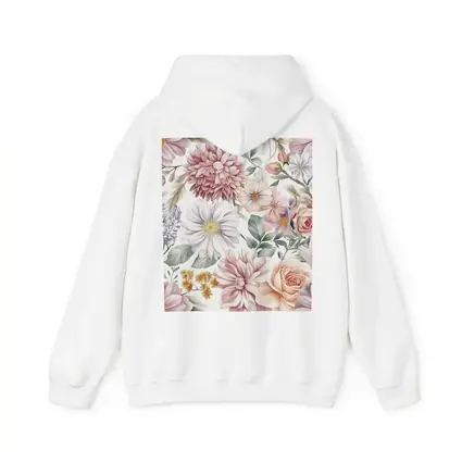 Watercolor Roses Dahlias Daisies Floral Pattern